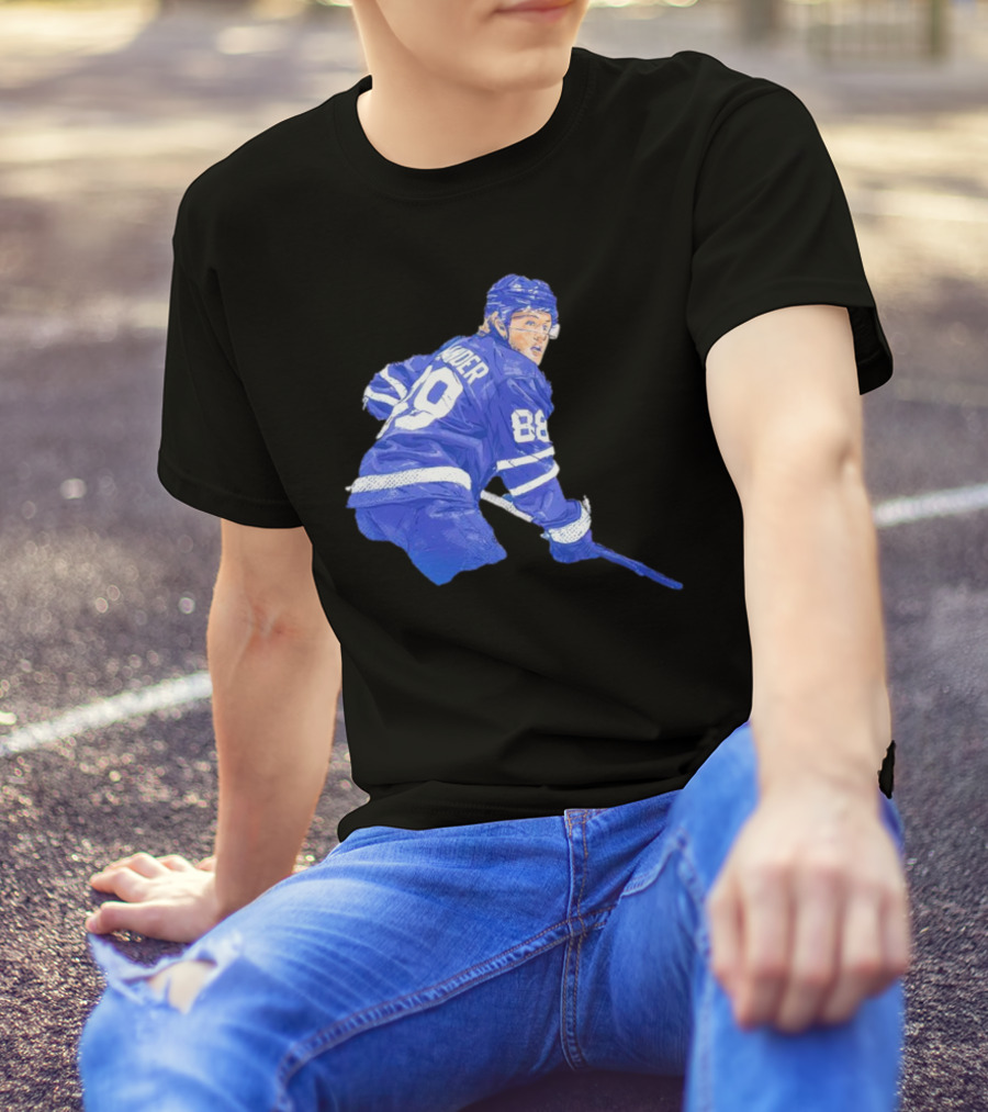 William Nylander Toronto Hockey Player Blue Jersey 88 T-Shirt