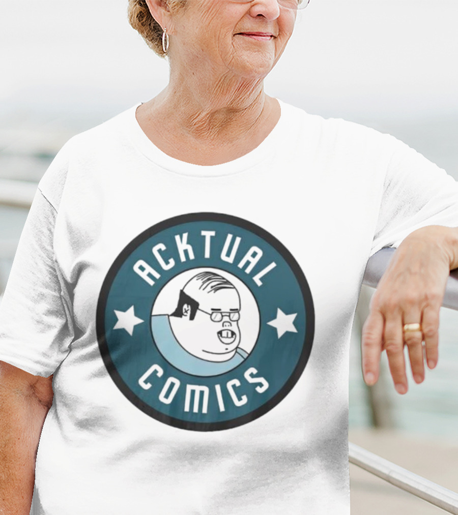 Acktual Comics Star Emblem T-Shirt