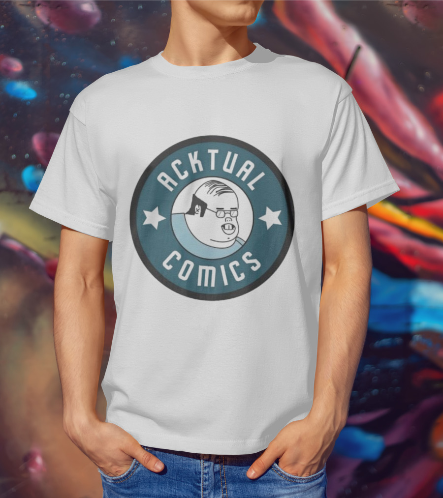Acktual Comics Star Emblem T-Shirt