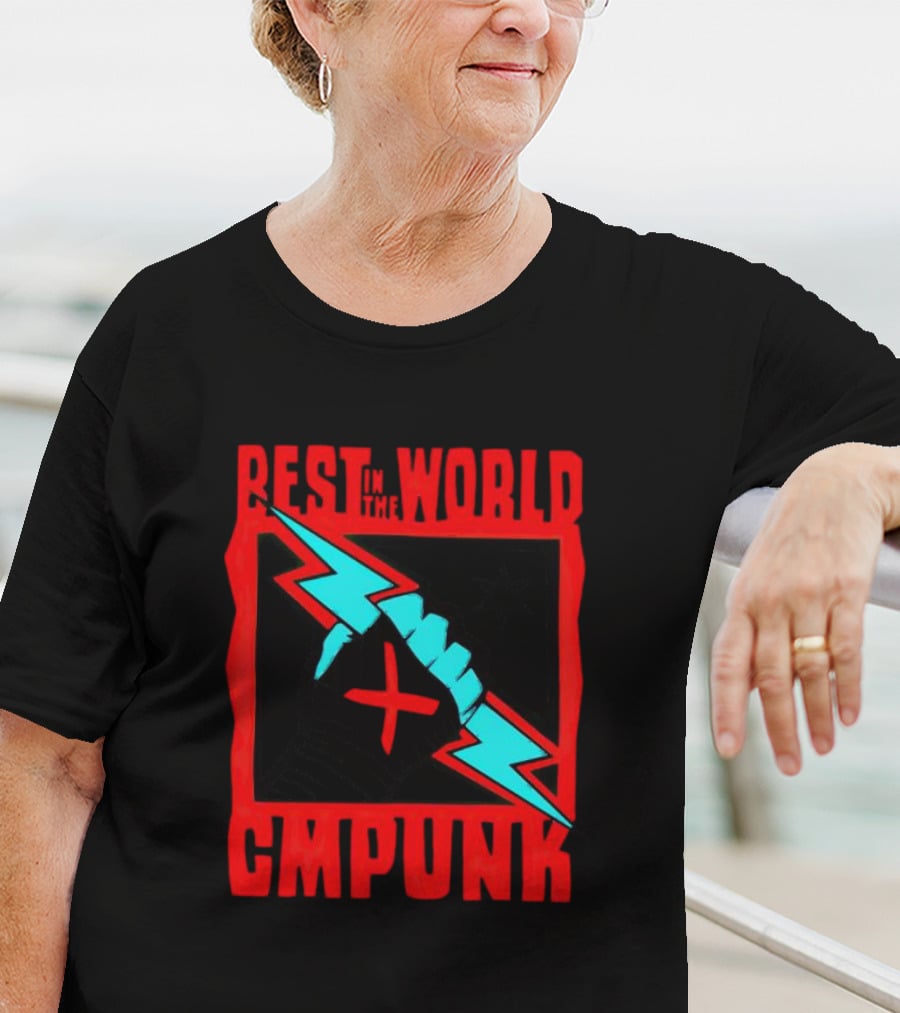 Best In The World CM Punk Catchomania Lightning Fist T-Shirt