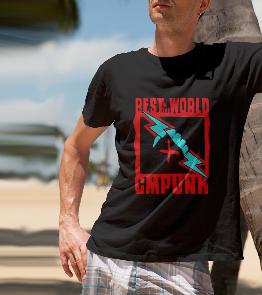 Best In The World CM Punk Catchomania Lightning Fist T-Shirt