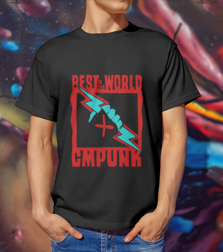 Best In The World CM Punk Catchomania Lightning Fist T-Shirt