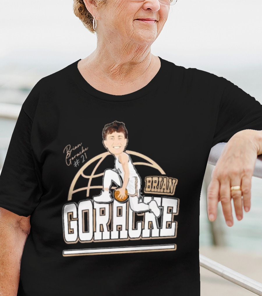 Brian Goracke #21 Basketball Player T-Shirt