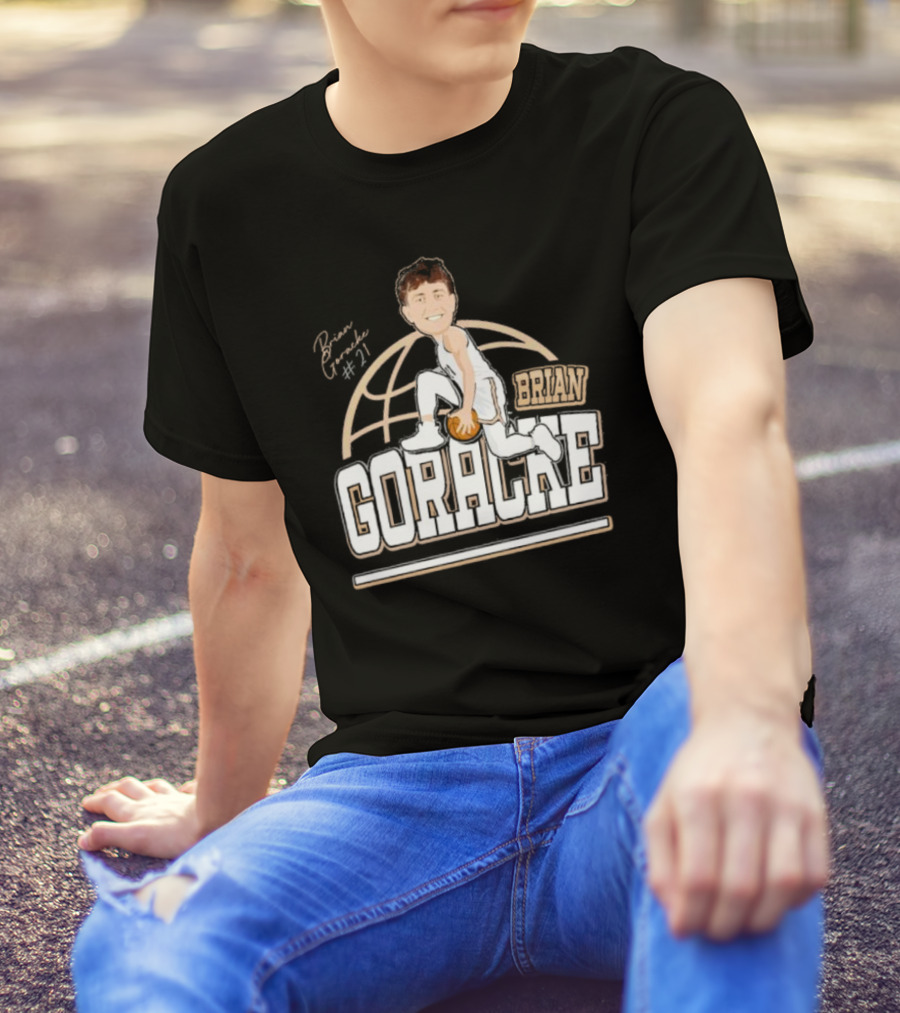 Brian Goracke #21 Basketball Player T-Shirt