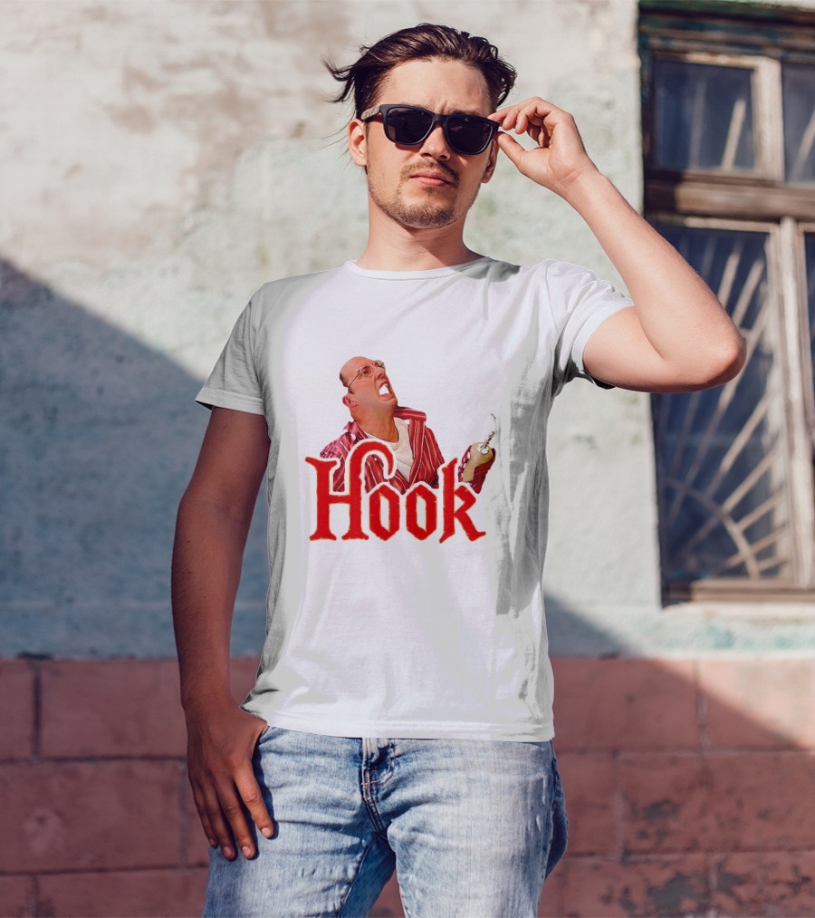 Buster Bluth Hook Screaming Red Striped T-Shirt