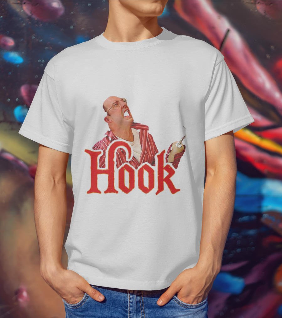 Buster Bluth Hook Screaming Red Striped T-Shirt