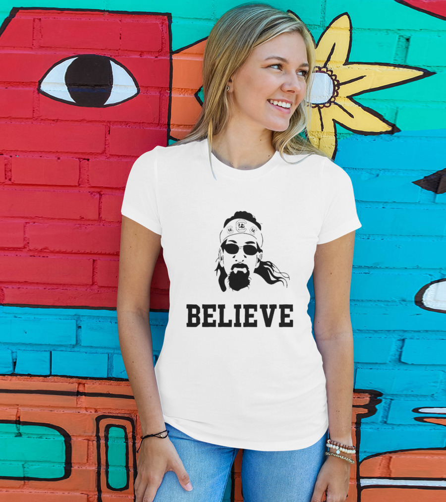 Carlton Thompson South Carolina Gamecocks Believe Iconic Fan T-Shirt