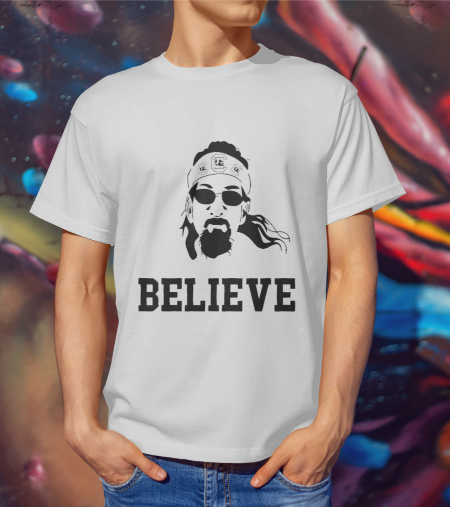 Carlton Thompson South Carolina Gamecocks Believe Iconic Fan T-Shirt