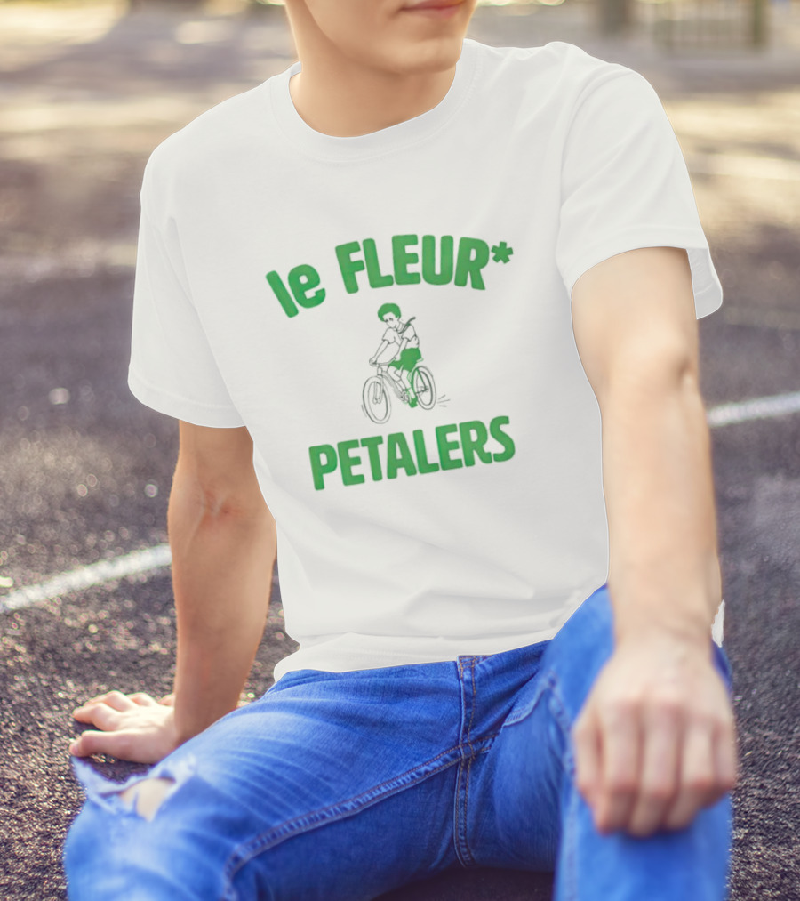 Le Fleur Petalers Bicycle Rider T-Shirt