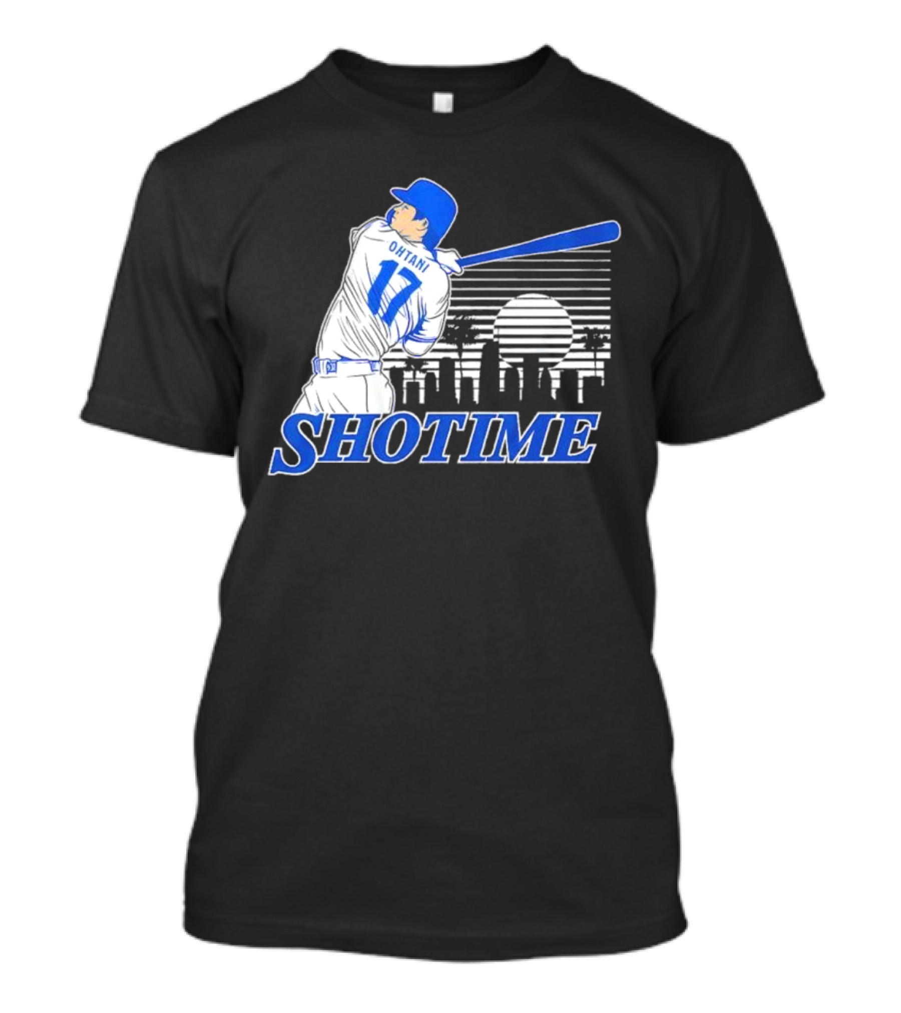 Shohei Ohtani Shotime Skyline Baseball Los Angeles Dodgers T-Shirt