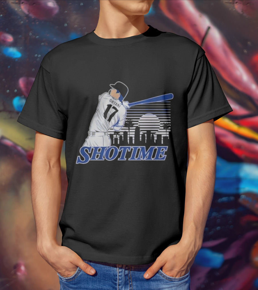 SHOHEI OHTANI SHOTIME 17 Skyline Batter T-Shirt