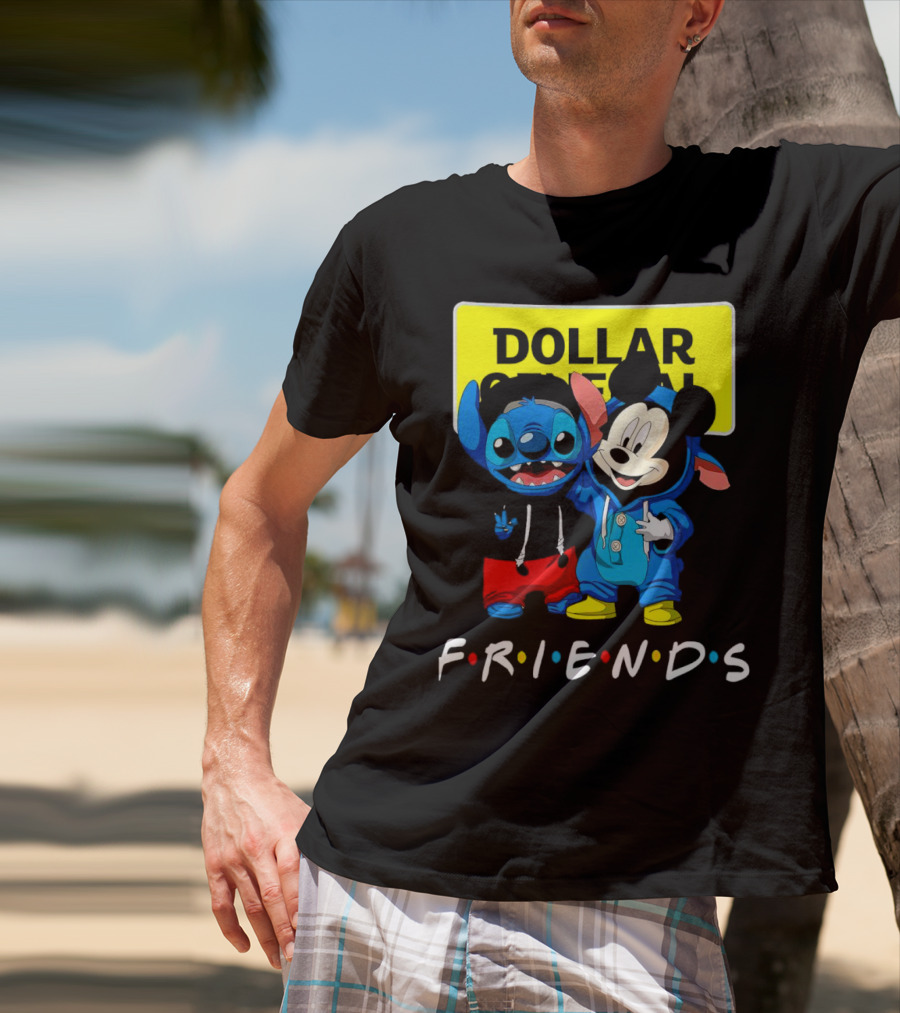 Stitch Mickey Friends Dollar General T-Shirt