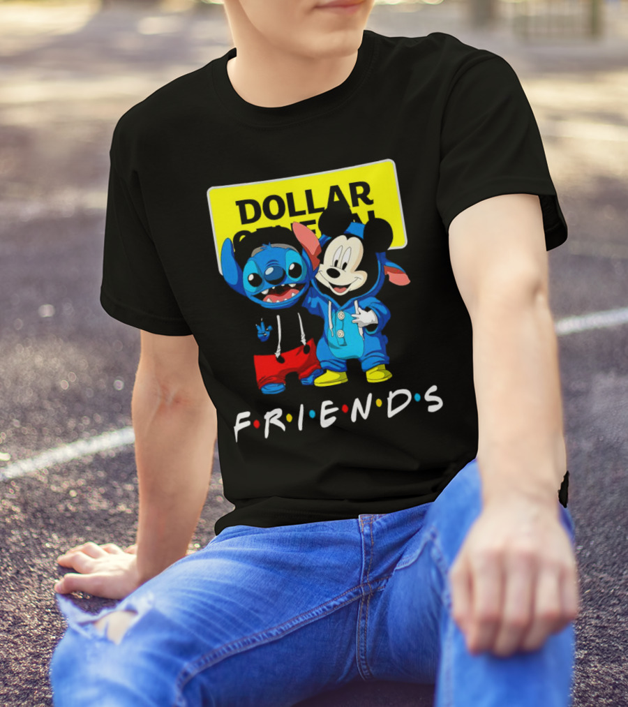 Stitch Mickey Friends Dollar General T-Shirt