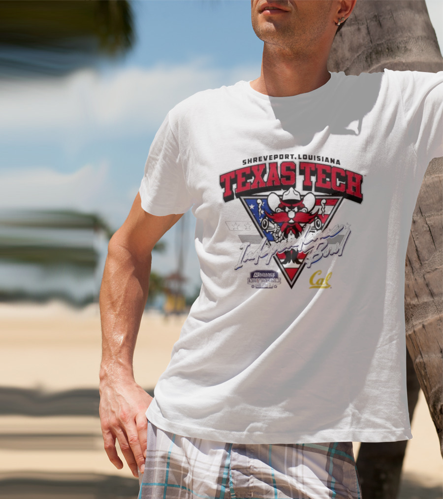 Texas Tech Shreveport Louisiana Red Raider American Script Cal T-Shirt