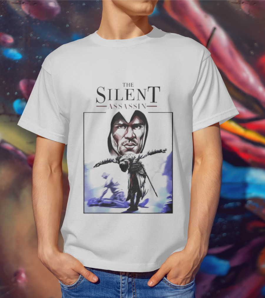 The Silent Assassin Hooded Warrior Embrace T-Shirt