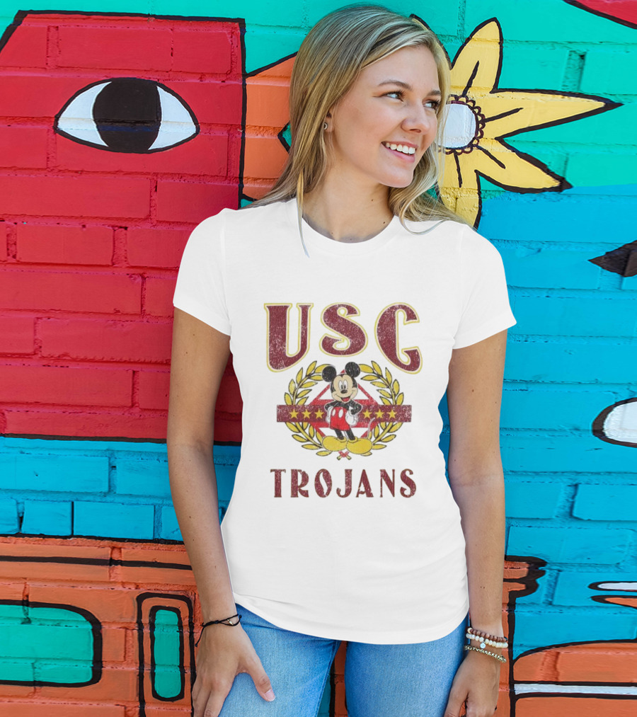 USC Trojans Disney Mickey Mouse T-Shirt