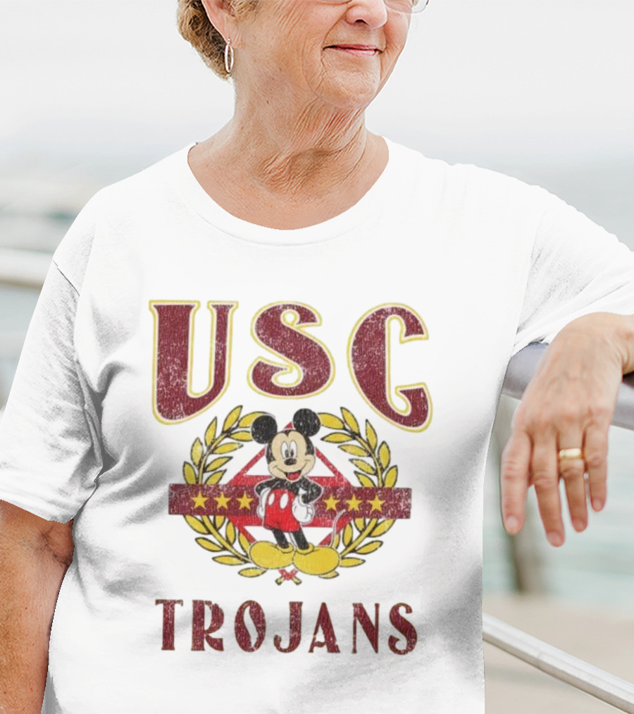 USC Trojans Disney Mickey Mouse T-Shirt
