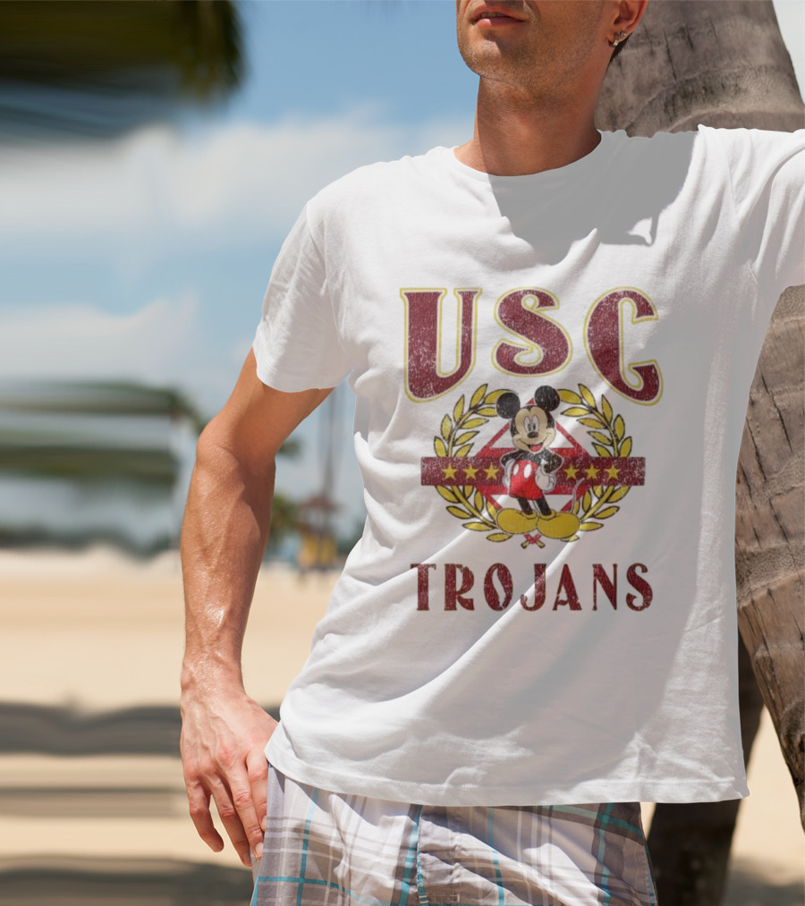 USC Trojans Disney Mickey Mouse T-Shirt