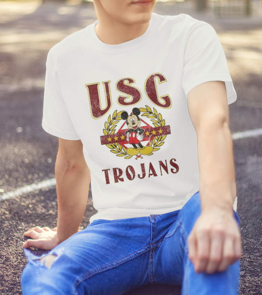 USC Trojans Disney Mickey Mouse T-Shirt