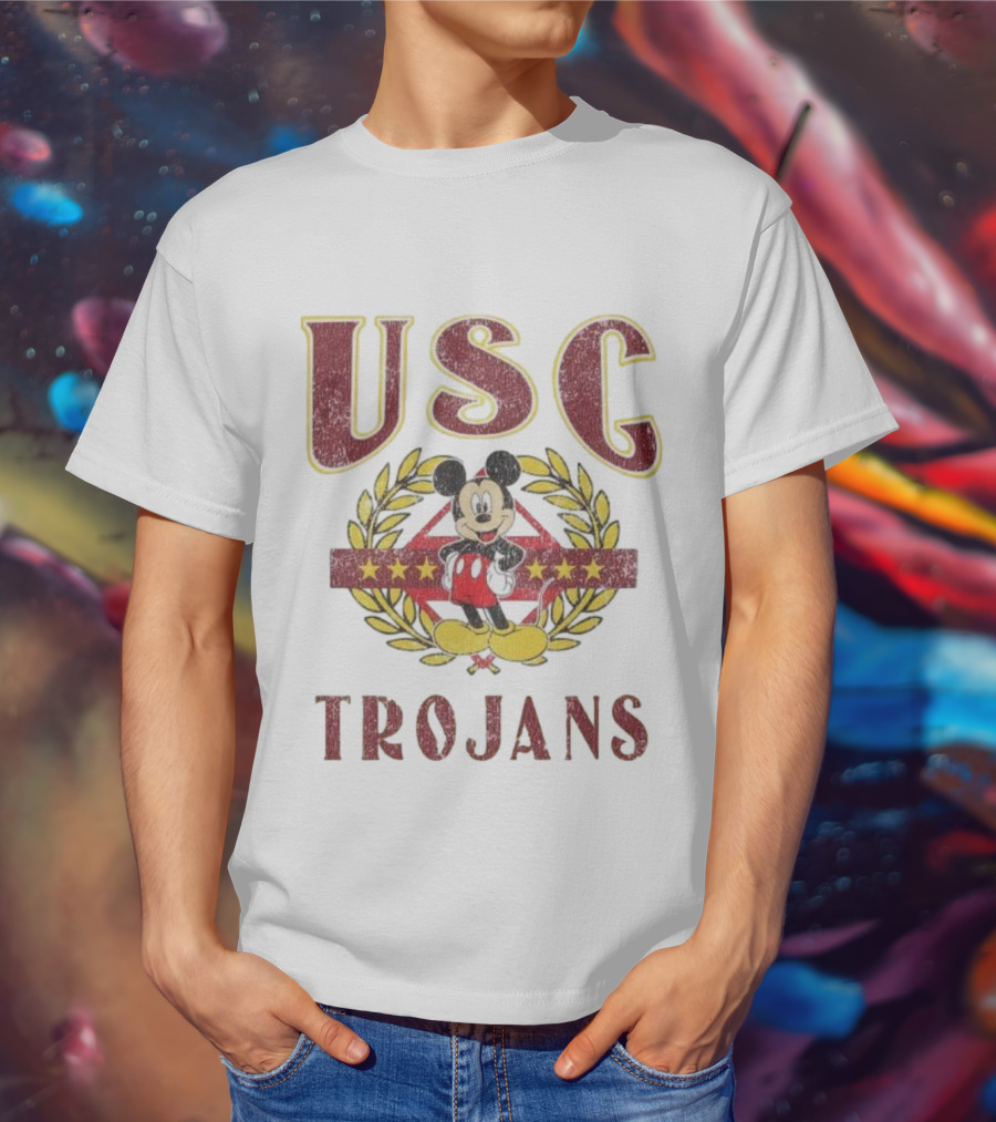 USC Trojans Disney Mickey Mouse T-Shirt