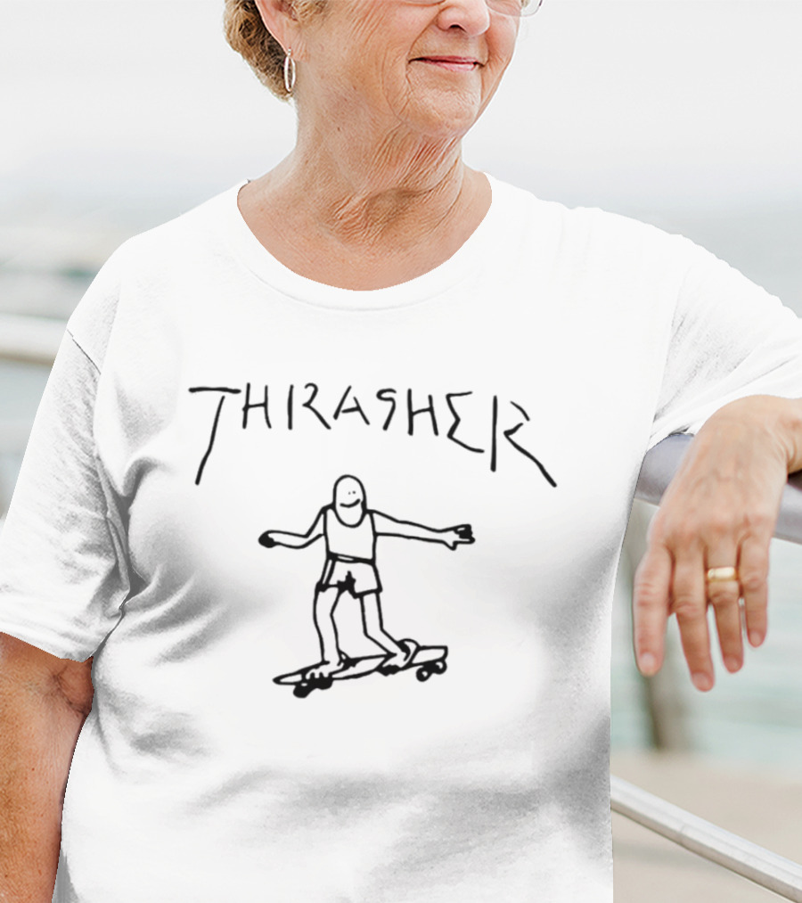 Andrew Garfield Thrasher Gonz Skateboarding T-Shirt