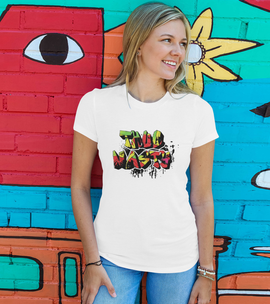 Bryce Mitchell Thug Nasty Bold Graffiti T-Shirt