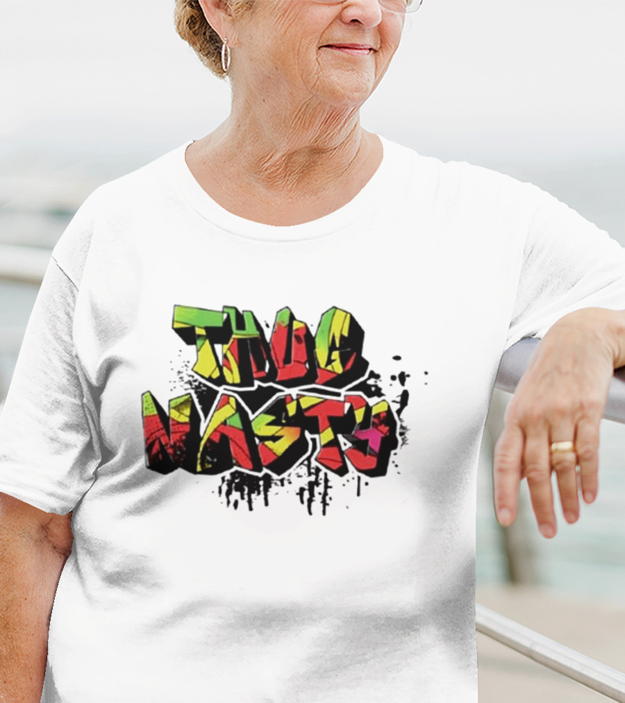 Bryce Mitchell Thug Nasty Bold Graffiti T-Shirt
