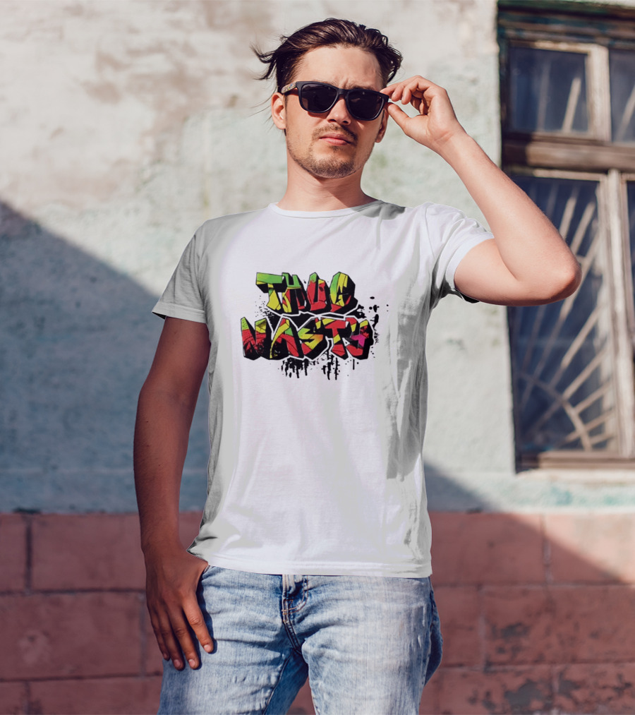 Bryce Mitchell Thug Nasty Bold Graffiti T-Shirt