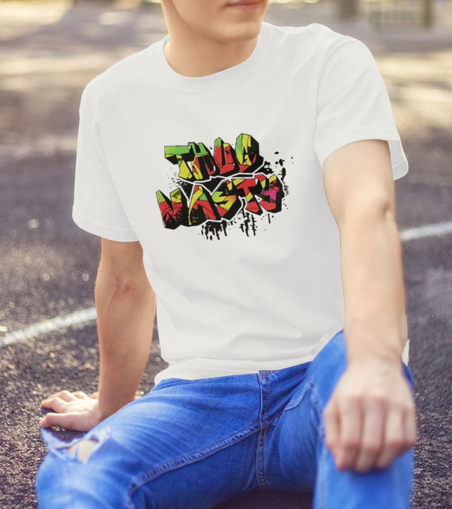 Bryce Mitchell Thug Nasty Bold Graffiti T-Shirt