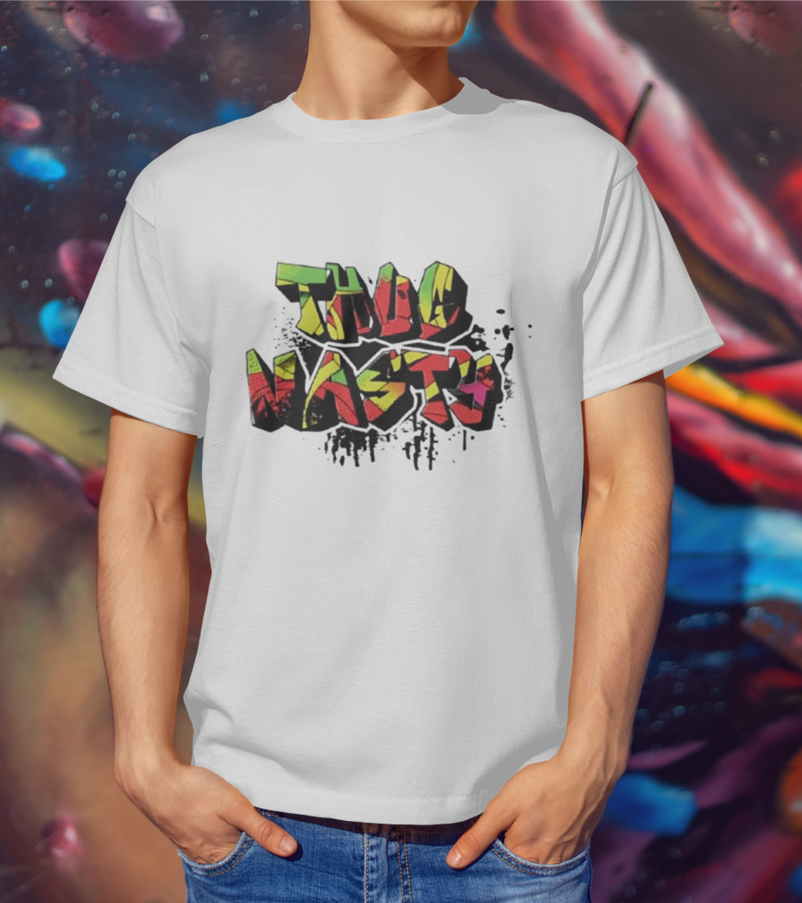Bryce Mitchell Thug Nasty Bold Graffiti T-Shirt