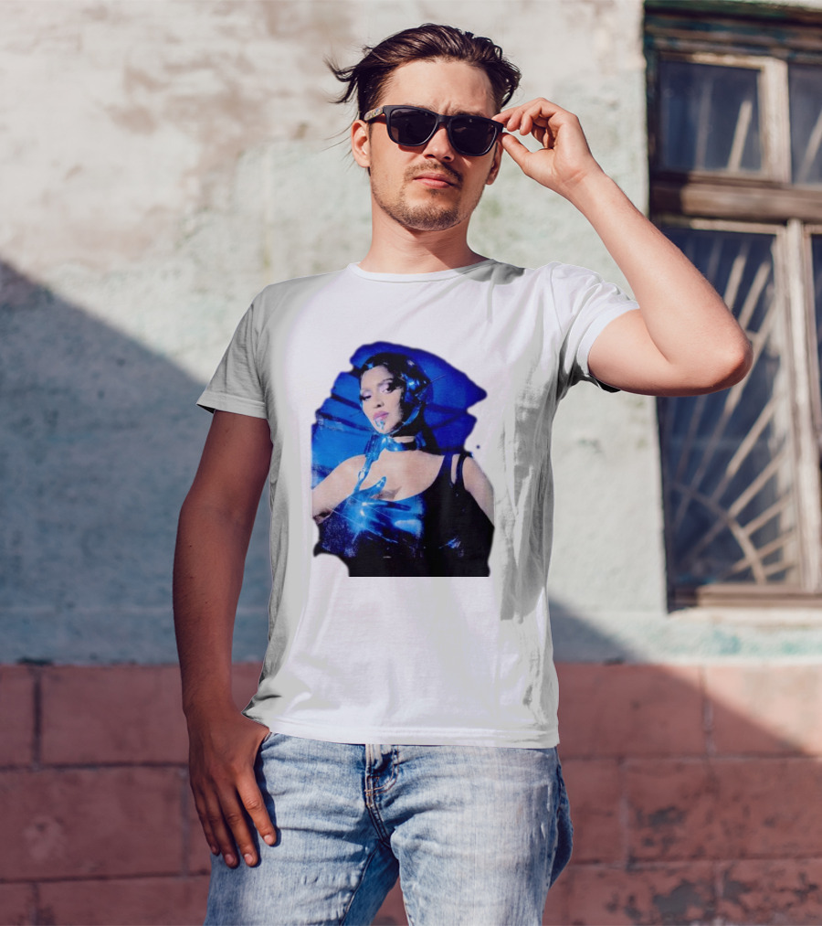 Robo Beyonce Futuristic Cyborg Aesthetic T-Shirt