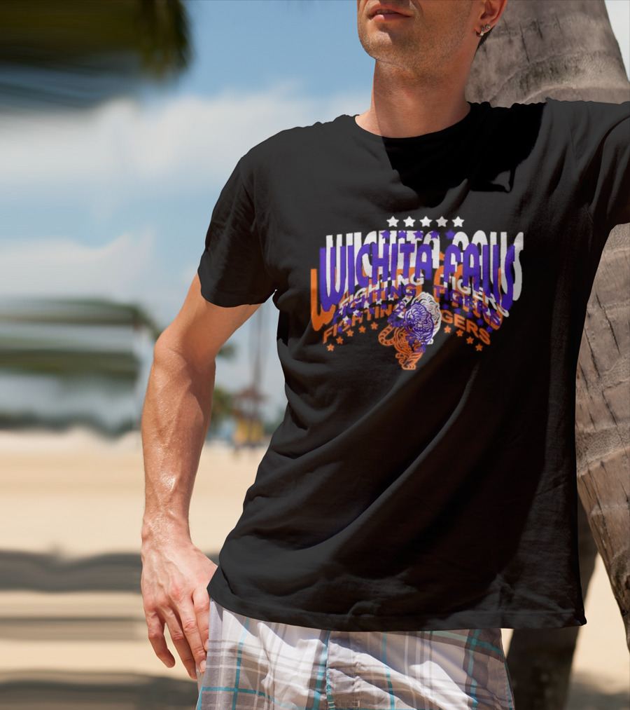 Wichita Falls Fighting Tigers Stars T-Shirt