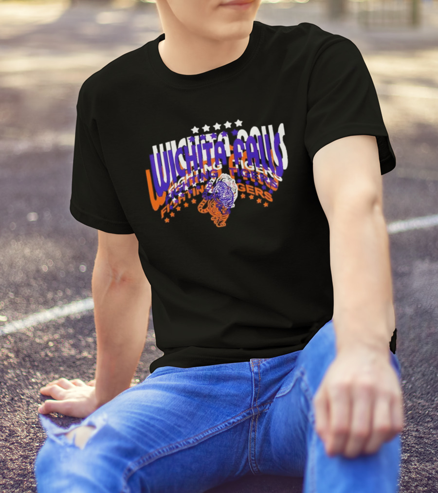 Wichita Falls Fighting Tigers Stars T-Shirt