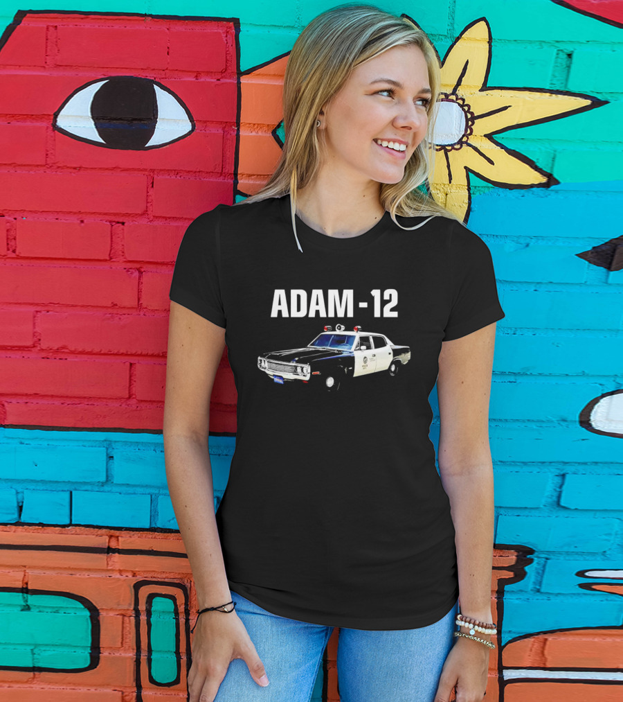 Adam-12 Police Patrol Car Classic TV Series T-Shirt