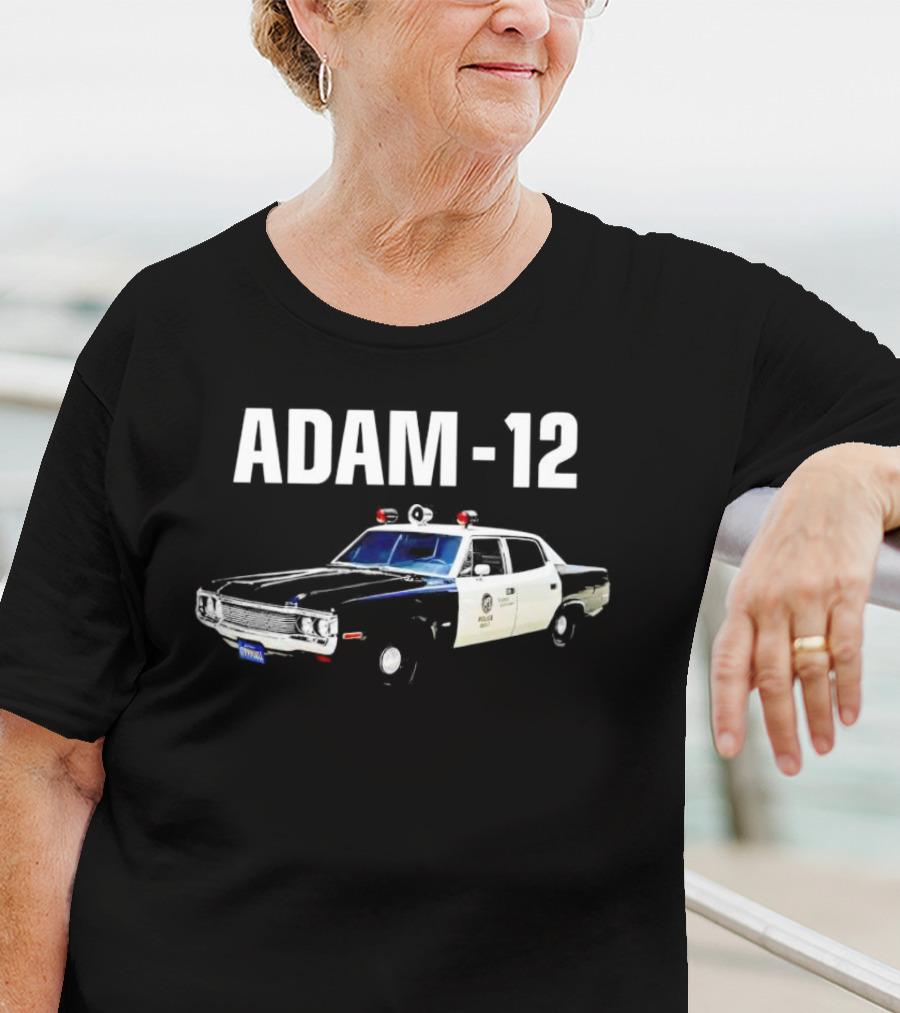 Adam-12 Police Patrol Car Classic TV Series T-Shirt