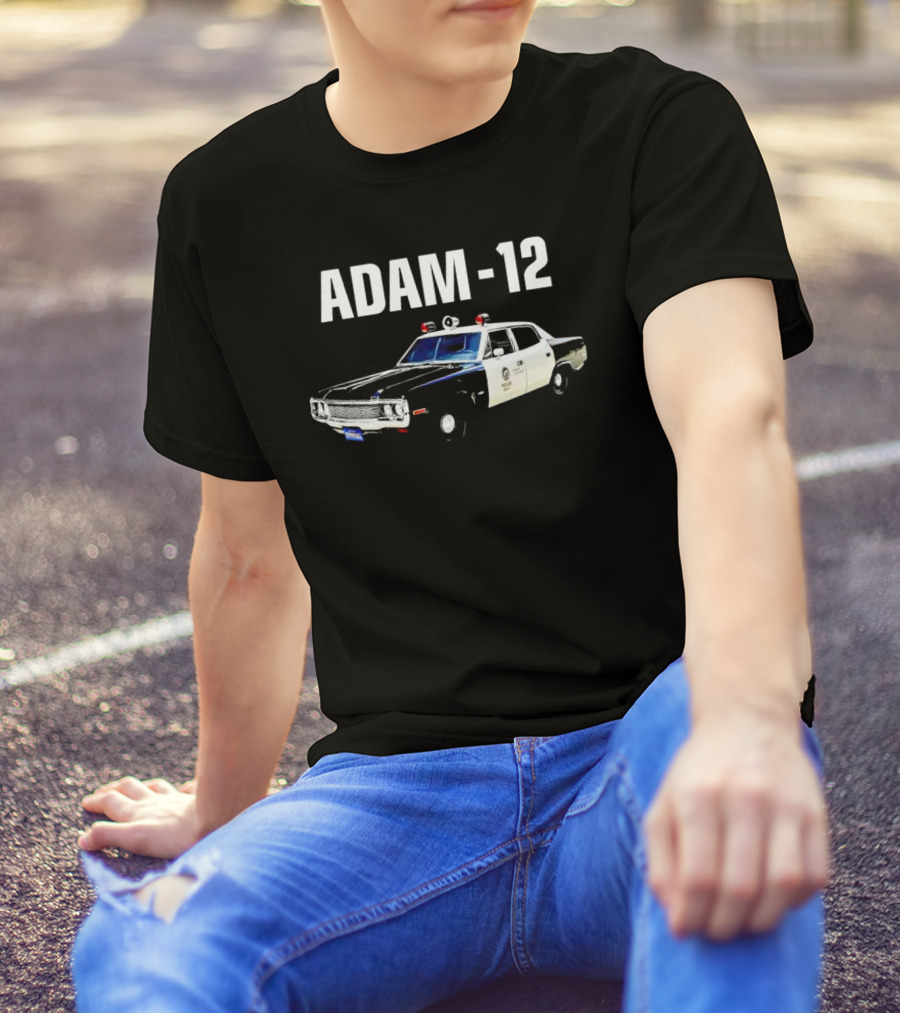 Adam-12 Police Patrol Car Classic TV Series T-Shirt