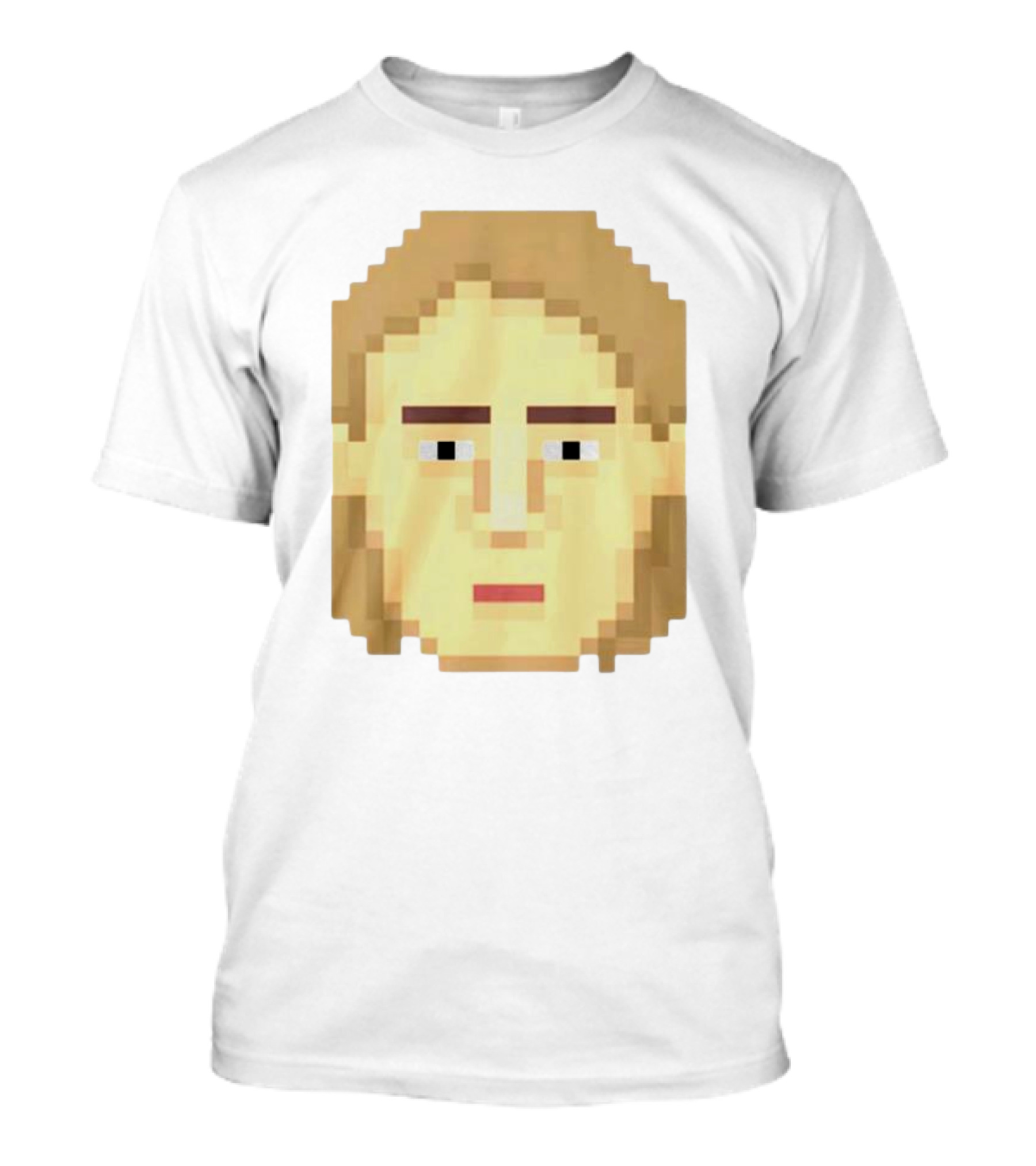 Dadi Freyr Pixel Art 8 Bit Style Face T-Shirt