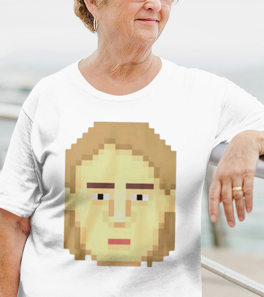 Dadi Freyr Pixel Art 8 Bit Style Face T-Shirt