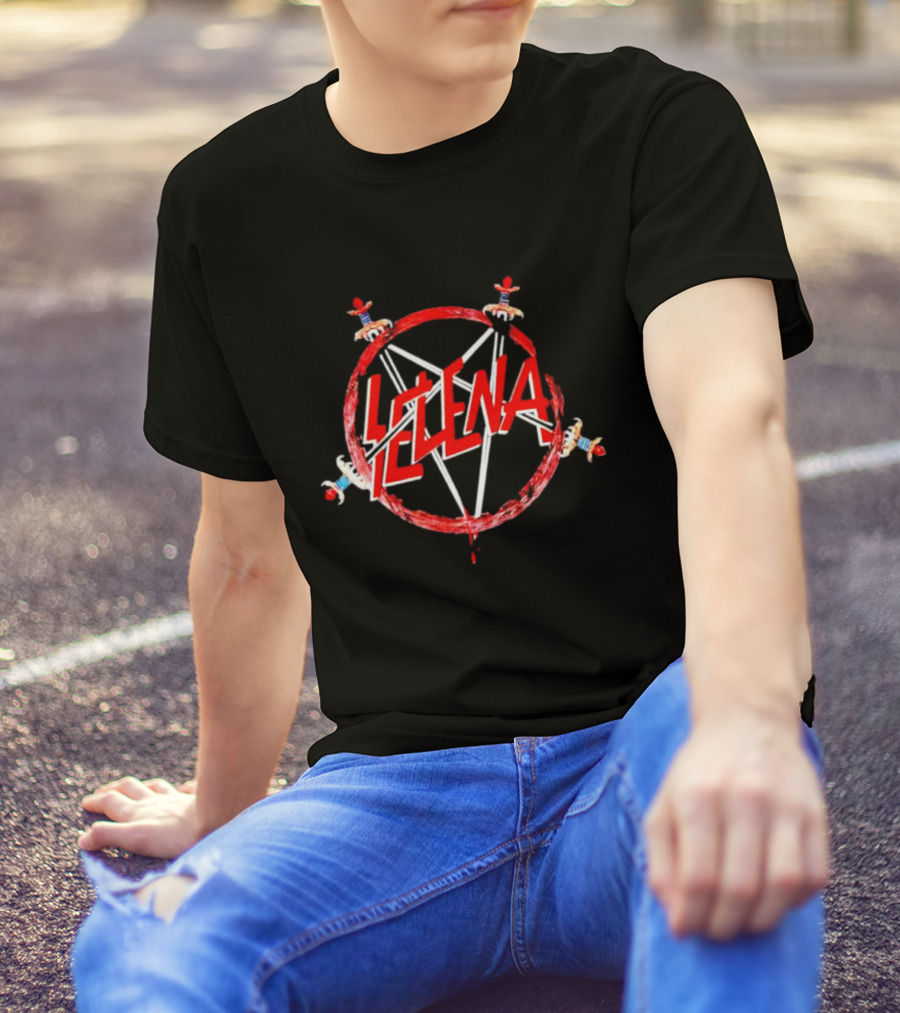 Amor Prohibido Selena Slayer Pentagram Swords T-Shirt