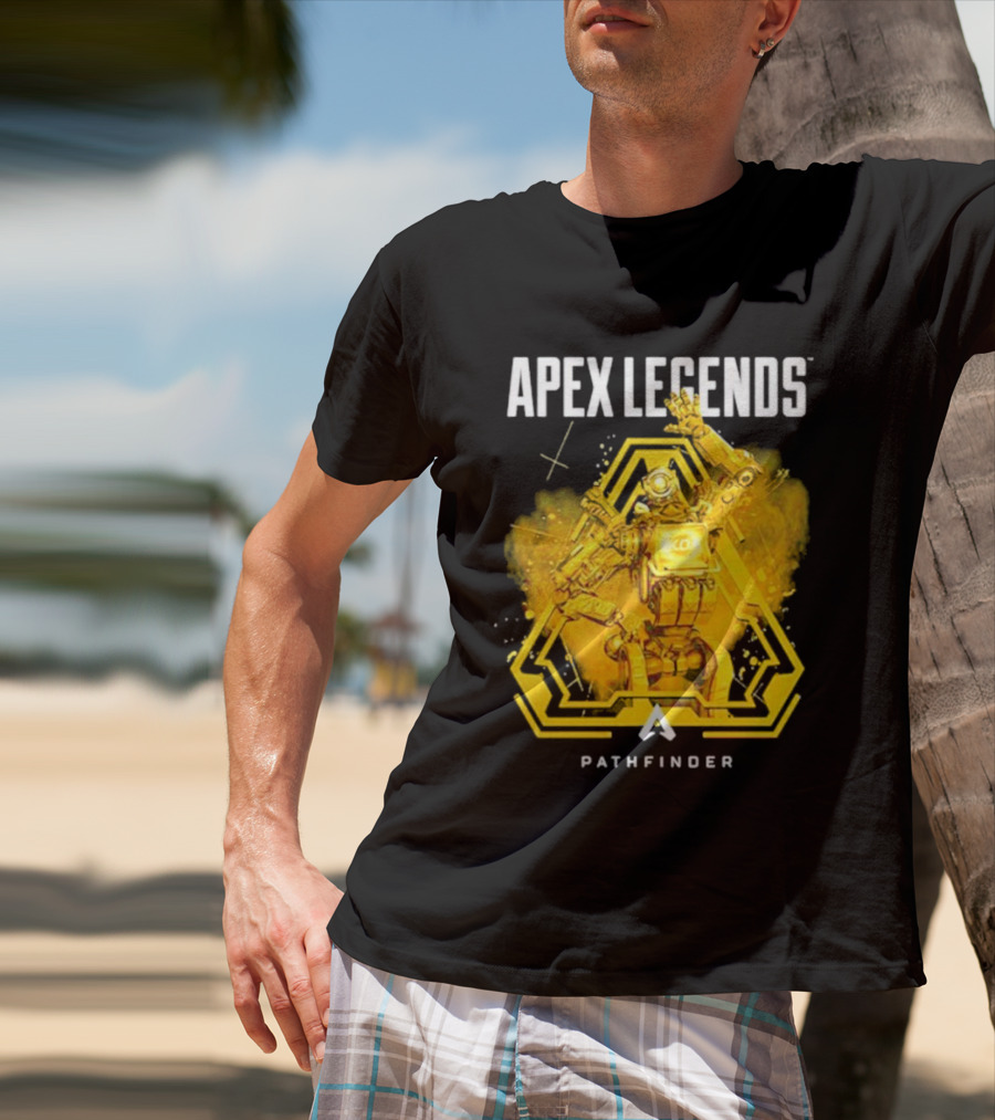 Apex Legends Pathfinder Yellow Tech T-Shirt