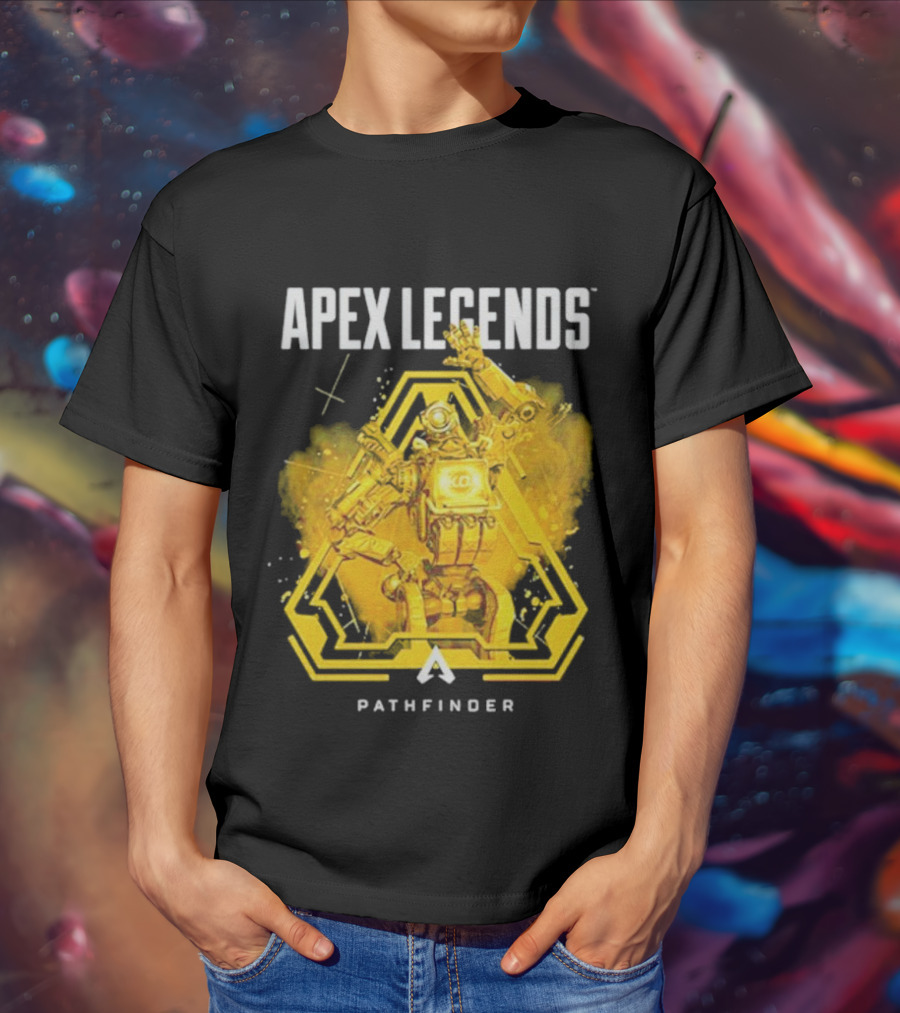 Apex Legends Pathfinder Yellow Tech T-Shirt