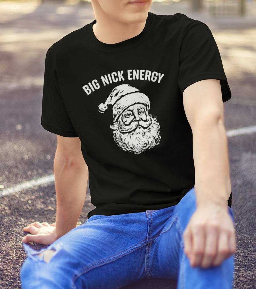Big Nick Energy Santa Claus Sketch T-Shirt