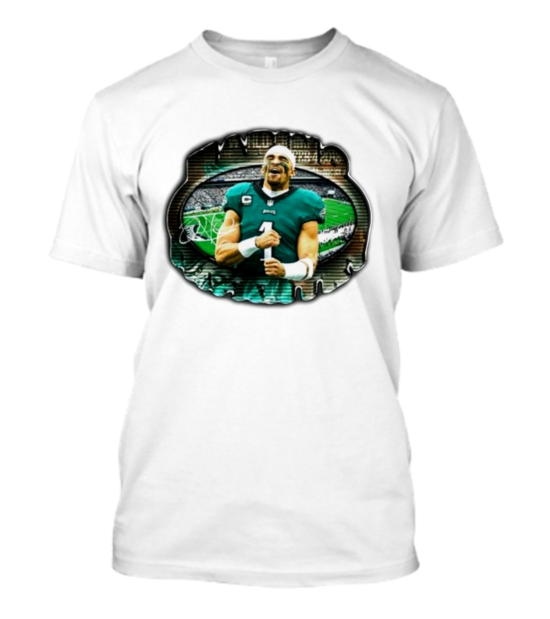Marino Infantry Jalen Hurts Philadelphia Eagles Jersey Football Stadium T-Shirt