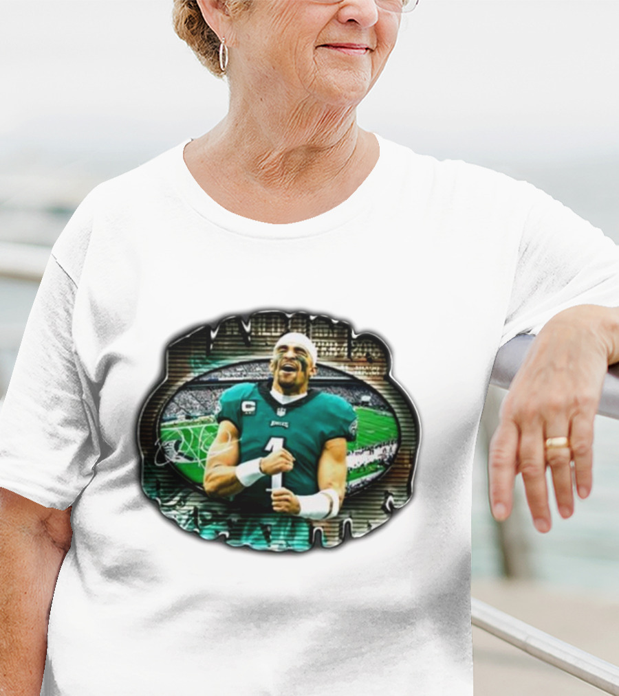 Marino Infantry Jalen Hurts Philadelphia Eagles Jersey Football Stadium T-Shirt
