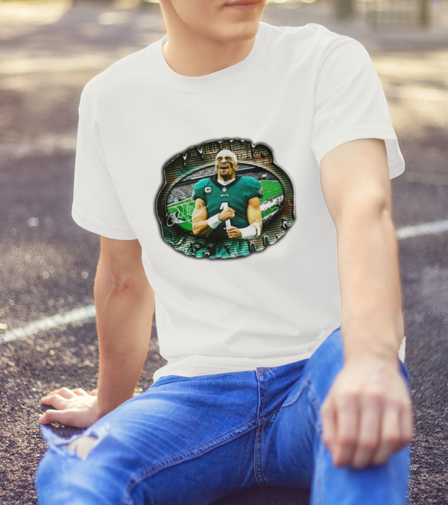 Marino Infantry Jalen Hurts Philadelphia Eagles Jersey Football Stadium T-Shirt