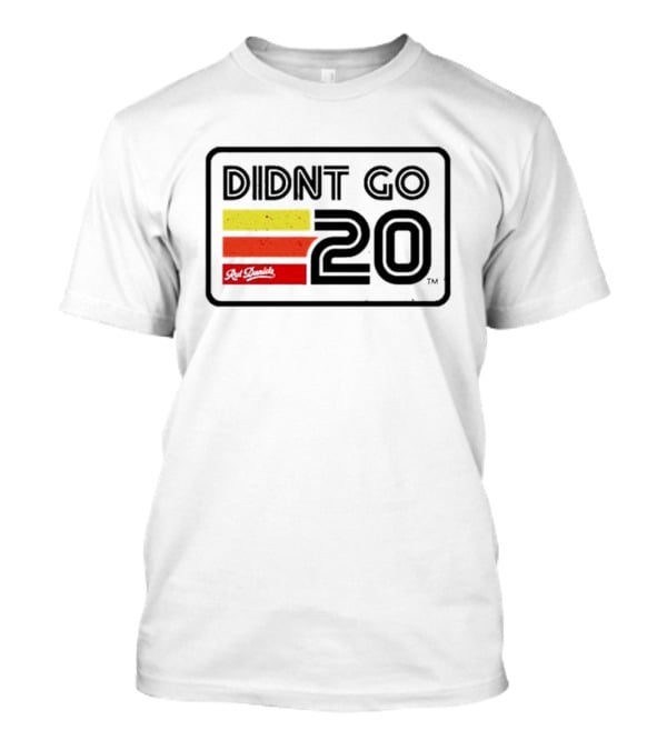 Didn't Go Rut Daniels 20 Racing Stripes Retro Motif T-Shirt