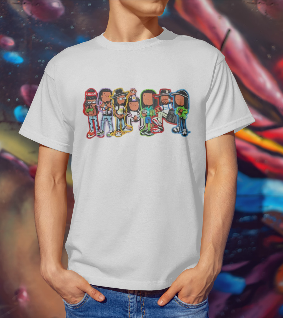 Flawless Like Me Cartoon Characters Street Fashion Lanvin T-Shirt