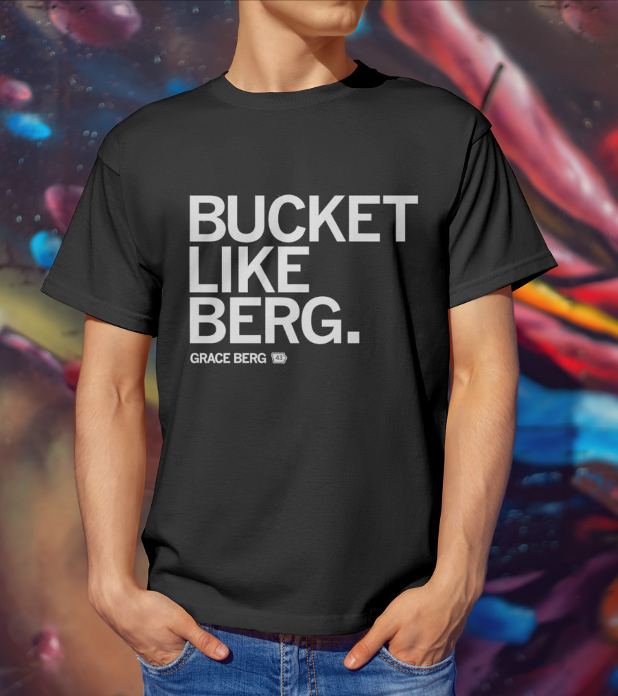 Bucket Like Berg Grace Berg Drake Bulldogs 43 T-Shirt