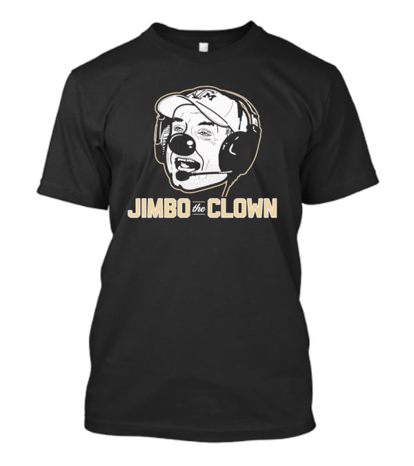 Jimbo Fisher Jimbo The Clown Headset Sports Caricature T-Shirt