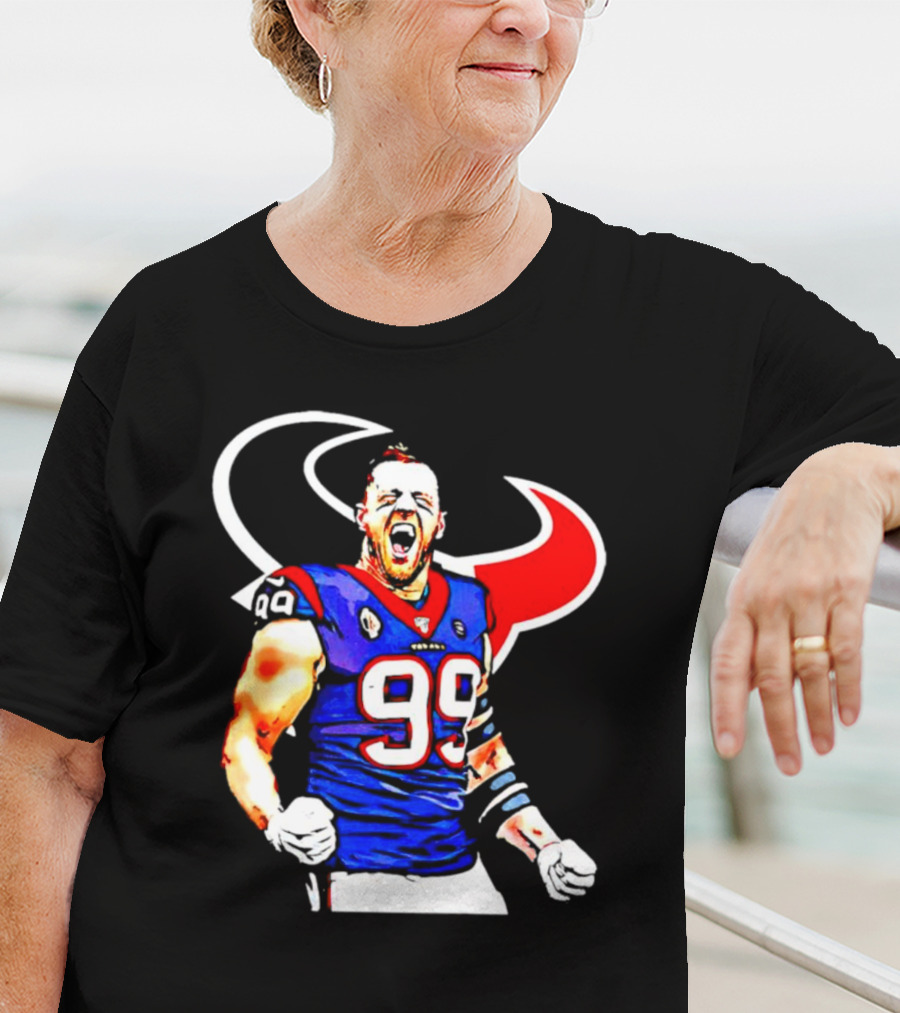 Justin James Watt Houston Texans 99 Jersey T-Shirt